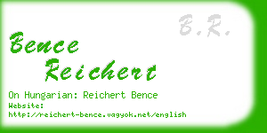 bence reichert business card